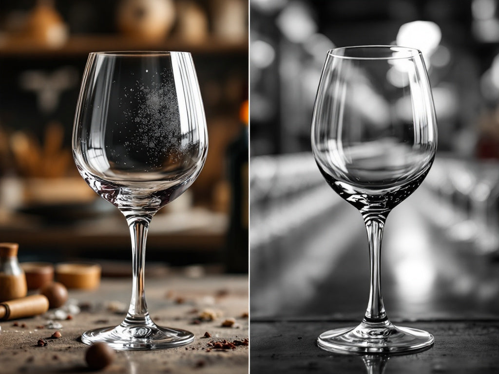 Mouth-blown vs. industrial glass: what are the differences?