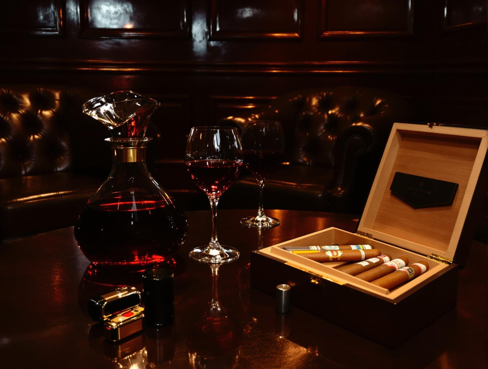 Wine and cigars: the art of combined tasting